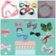 Hair bows/ribbon necklace/bracelet/ring/eardrop
